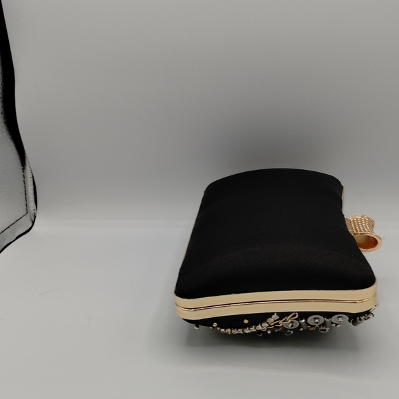 Womens black rhineson clutch bag - Picture 8 of 8